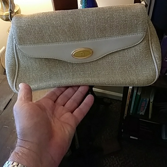 etienne aigner woven purse